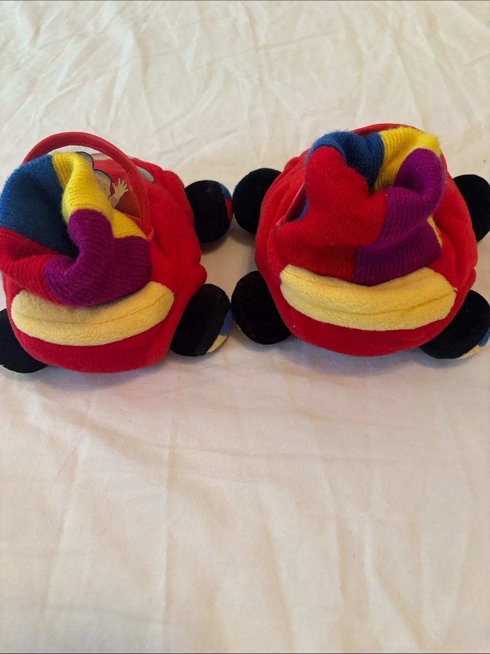 vintage The Wiggles Big Red Car Toddler Slippers
